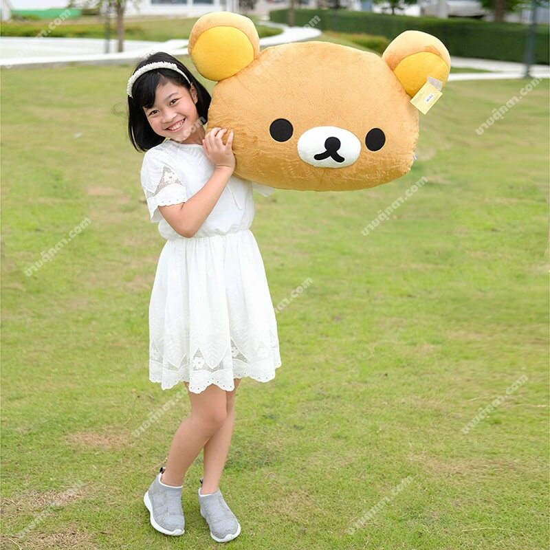 3012 Rillakkuma 28 inch Pillow - Human1 หมอนริลัคคุมะ จากเรื่องริลัคคุมะ Rillakkuma