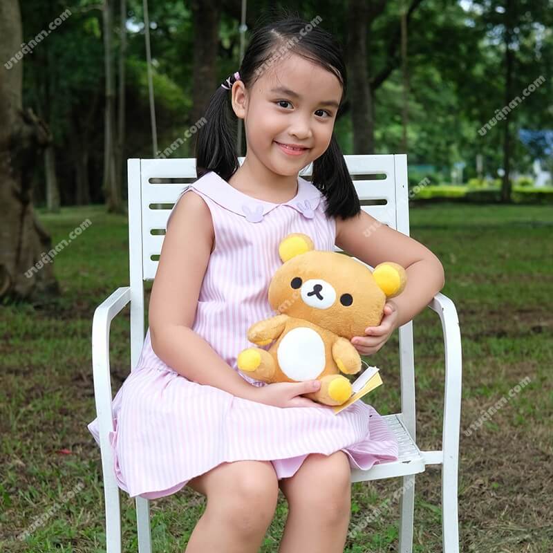 3006R Rilakkuma 22 cm Sitting - human1 ตุ๊กตาริลัคคุมะ จากเรื่องริลัคคุมะ Rillakkuma