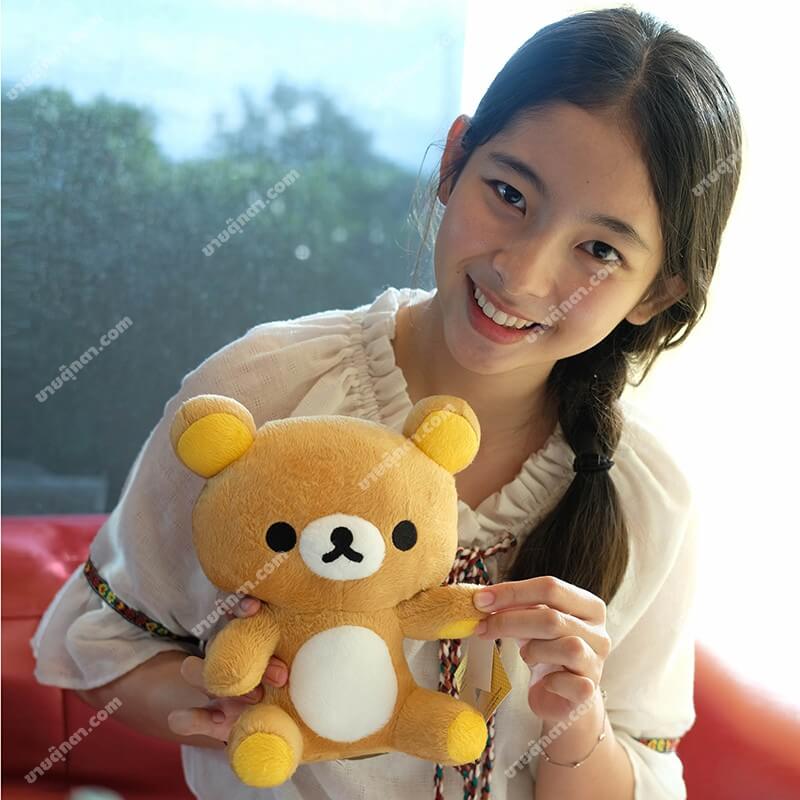 3006R Rilakkuma 22 cm Sitting - human3 ตุ๊กตาริลัคคุมะ จากเรื่องริลัคคุมะ Rillakkuma