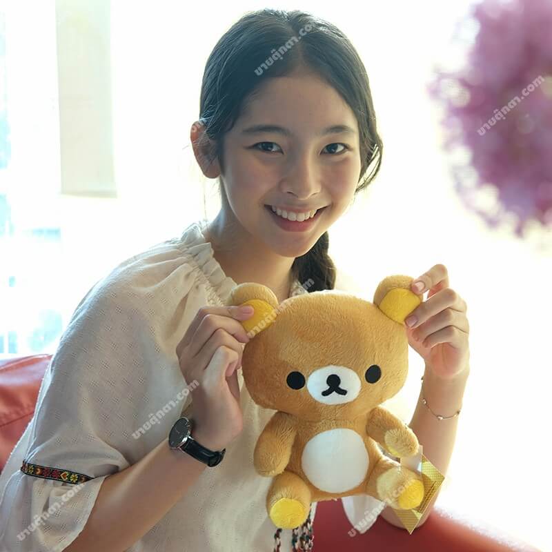 3006R Rilakkuma 22 cm Sitting - human4 ตุ๊กตาริลัคคุมะ จากเรื่องริลัคคุมะ Rillakkuma