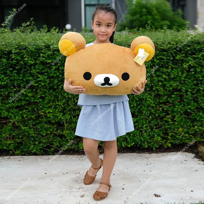 3018 Rillakkuma 22 inch Pillow - human1 หมอนริลัคคุมะ จากเรื่องริลัคคุมะ Rillakkuma
