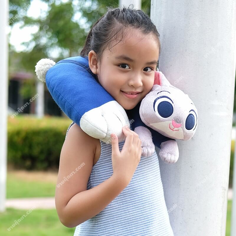5021 Judy Hopps Neck Pillow - human1 หมอนรองคอ จูดี้ ฮอปส์ / Judy Hopps Neck Pillow จากเรื่องซูโทเปีย Zootopia