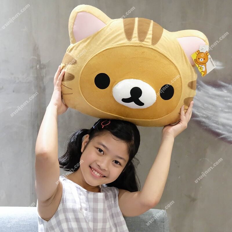 3024 Rillakkuma Cat - Pillow - human1 หมอนริลัคคุมะ ชุดแมว จากเรื่องริลัคคุมะ Rillakkuma