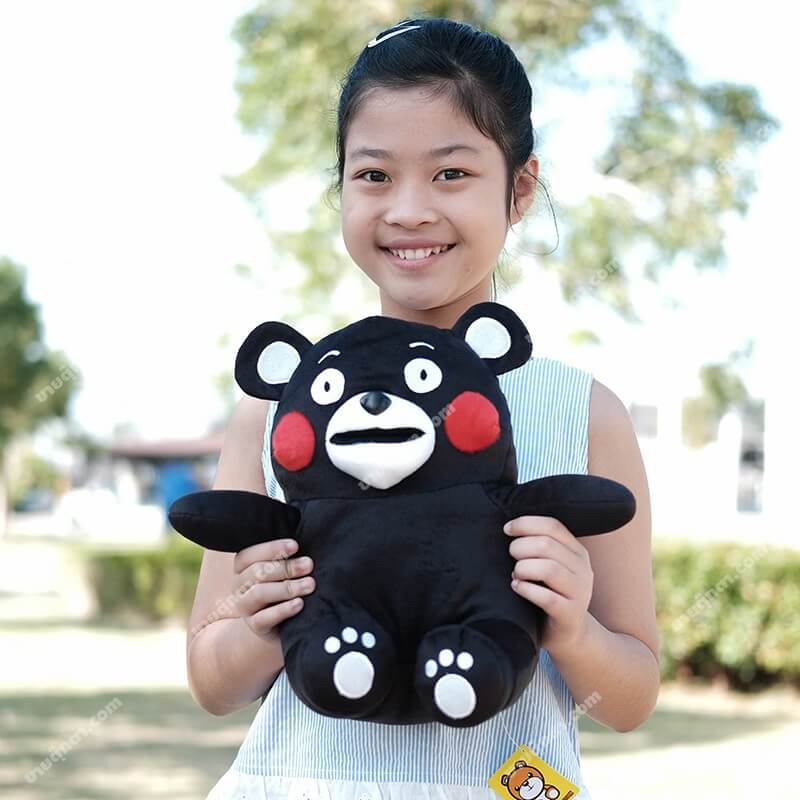 9037 Kumamon 12 inch - human2 ตุ๊กตาคุมะมง (Kumamon) จากมาสคอตจังหวัดคุมะโมะโตะ