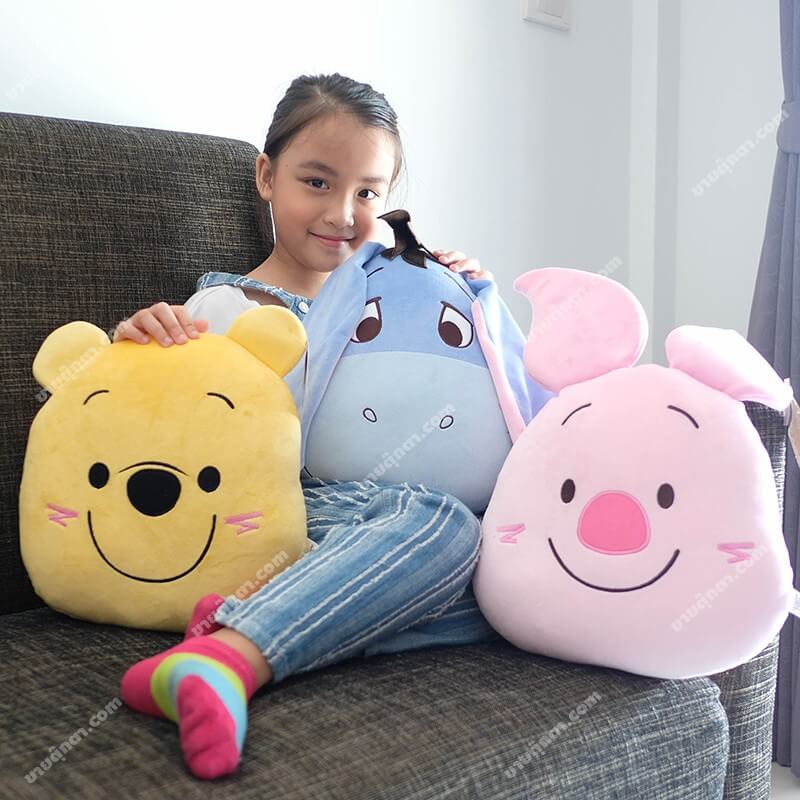 5058 Pooh Sweet Pillow - human1 หมอนผ้าห่มชุดหมีพูห์ Sweet / Pooh Sweet Pillow จากเรื่องวินนี่เดอะพูห์ Winnie the pooh ของค่าย ดิสนีย์ Disney