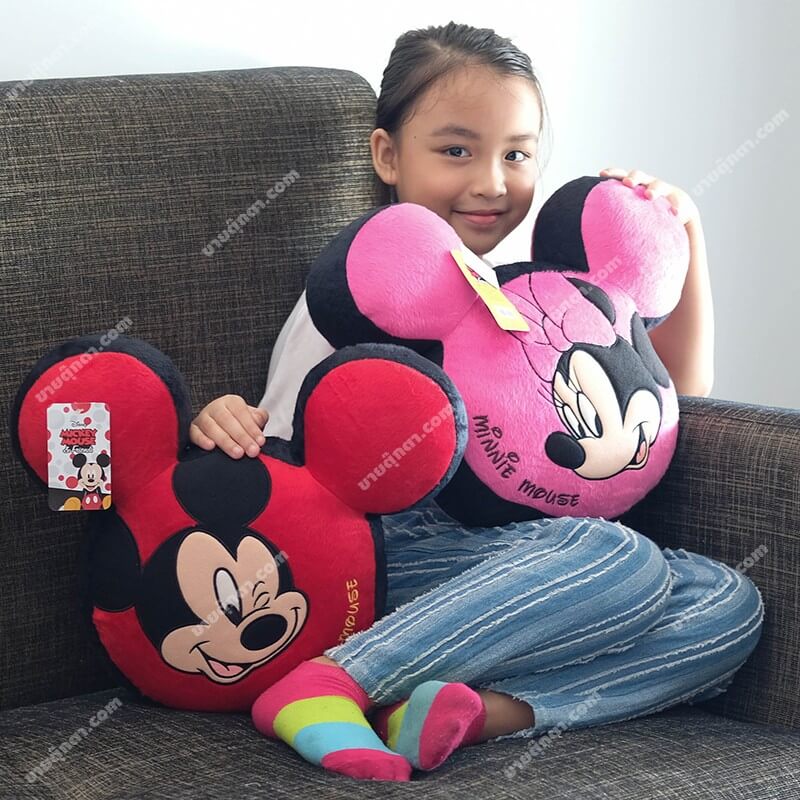 5061 Mickey Headshape Pillow - human1 หมอน มิกกี้เมาส์ / หมอน มินนี่เมาส์ / Micky Mouse Pillow / Minnie Mouse Pillow ของค่าย ดิสนีย์ Disney