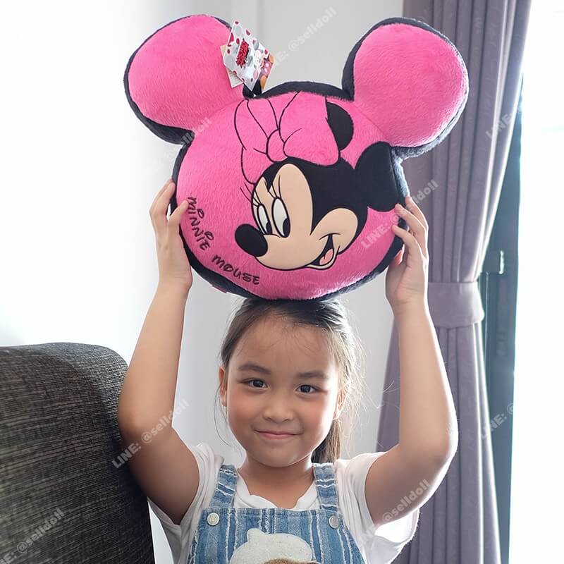 5061 Mickey Headshape Pillow - human2 หมอน มิกกี้เมาส์ / หมอน มินนี่เมาส์ / Micky Mouse Pillow / Minnie Mouse Pillow ของค่าย ดิสนีย์ Disney