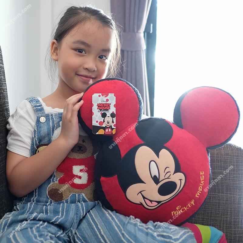 5061 Mickey Headshape Pillow - human3 หมอน มิกกี้เมาส์ / หมอน มินนี่เมาส์ / Micky Mouse Pillow / Minnie Mouse Pillow ของค่าย ดิสนีย์ Disney
