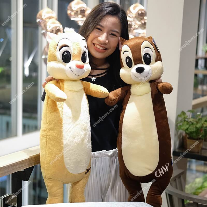 5092 Chip 22 inch - Bolster - human1 หมอนข้าง ชิพ และ เดล Chip & Dale จากเรื่อง ชิพแอนด์เดล สองสหายชิพมังค์ Chip 'n Dale