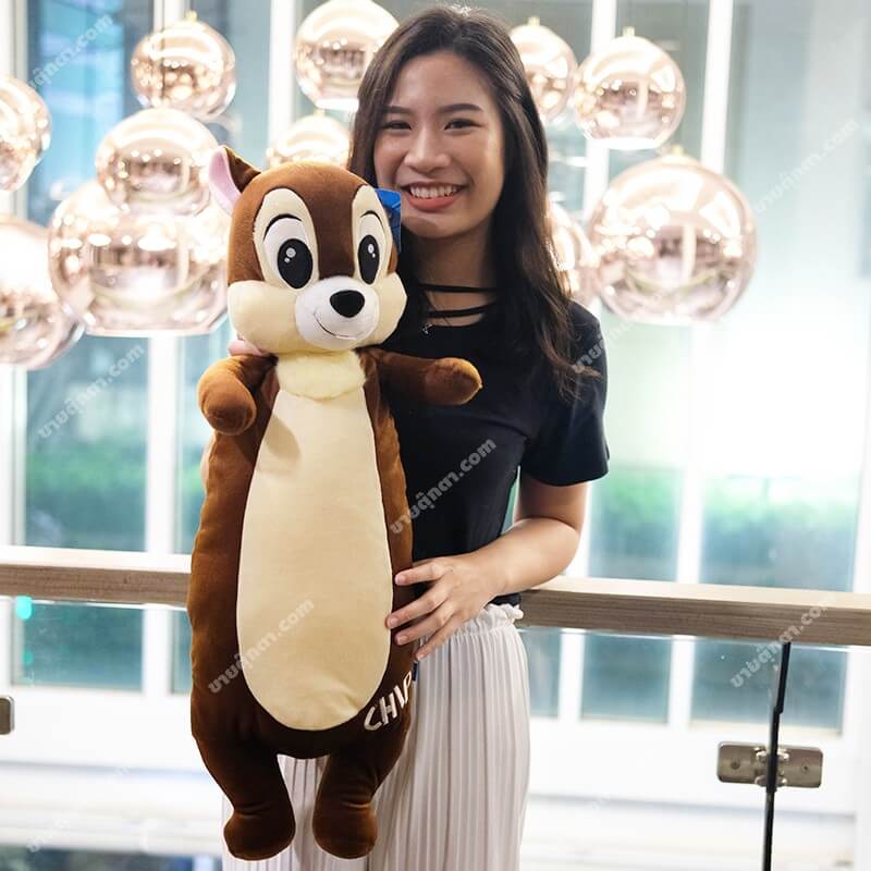 5092 Chip 22 inch - Bolster - human2 หมอนข้าง ชิพ และ เดล Chip & Dale จากเรื่อง ชิพแอนด์เดล สองสหายชิพมังค์ Chip 'n Dale