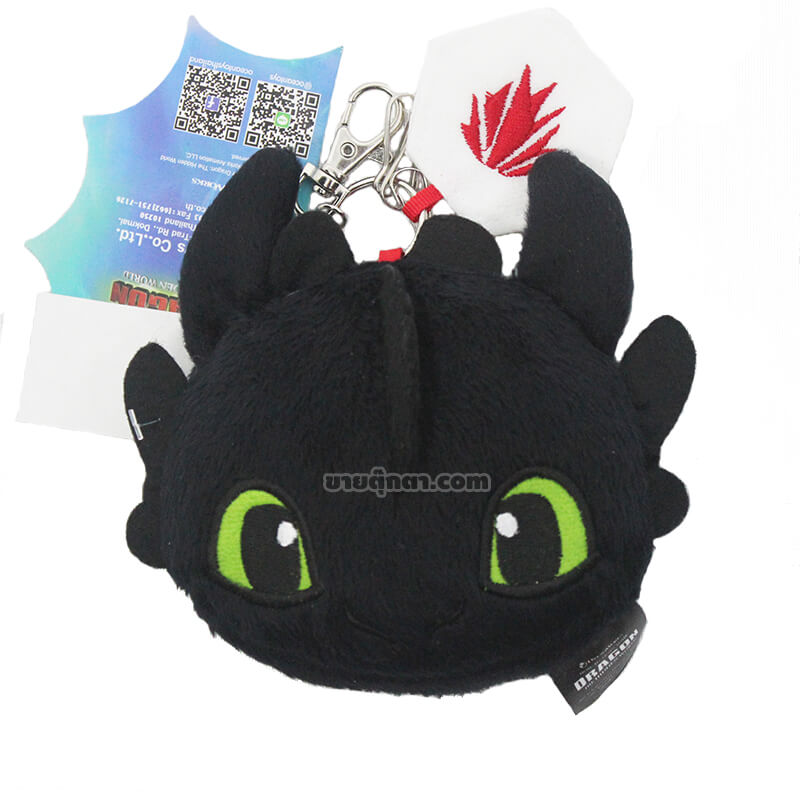 4022 Toothless Head Keychain - front พวงกุญแจ เขี้ยวกุด / Toothless Keychain จากเรื่อง อภินิหารไวกิ้งพิชิตมังกร