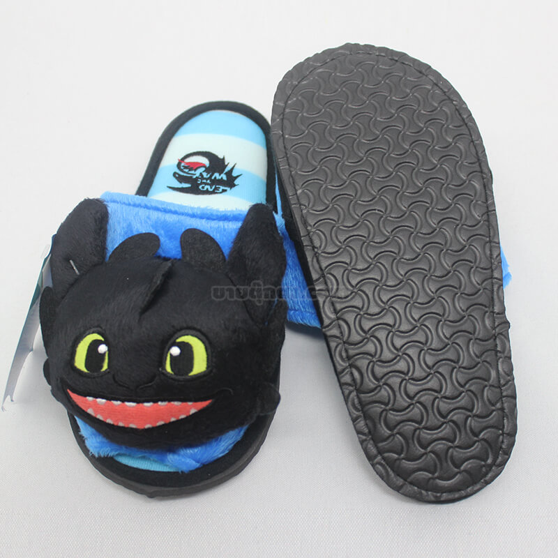 4033 Toothless Slipper - back รองเท้าใส่ในบ้าน เขี้ยวกุด / Toothless Slipper จากเรื่อง อภินิหารไวกิ้งพิชิตมังกร