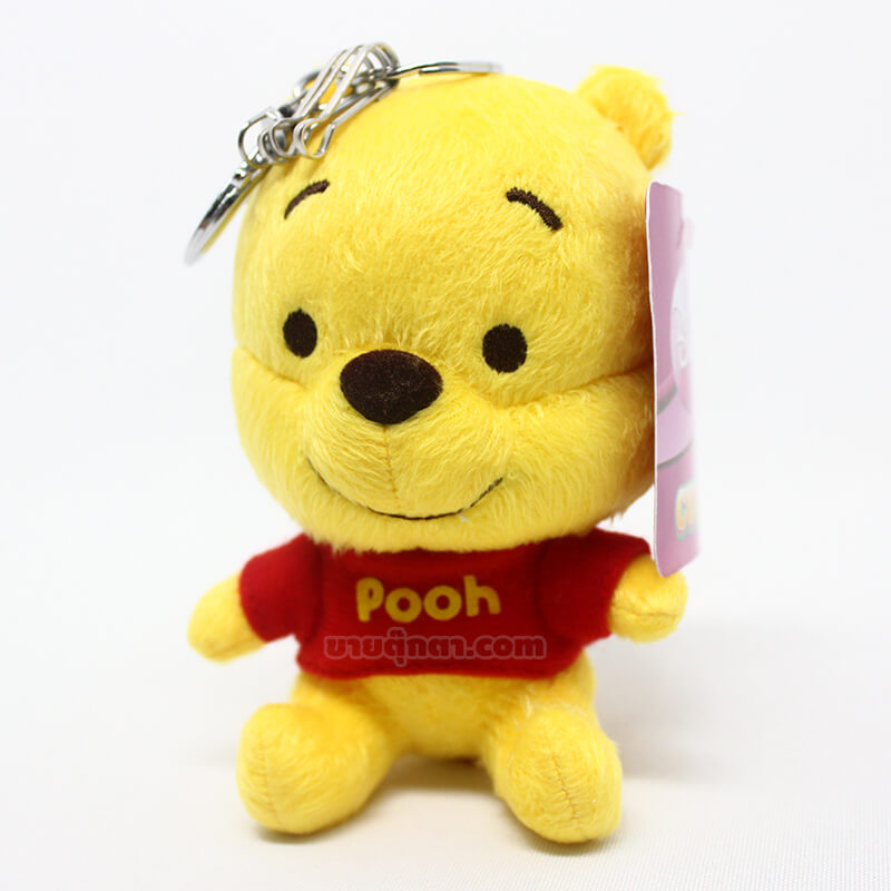 5160 Cutie Pooh 4 inch Keychain - iso พวงกุญแจ หมีพูห์ / Winnie the Pooh Keychain จากเรื่องวินนี่เดอะพูห์ Winnie the pooh ของค่าย ดิสนีย์ Disney