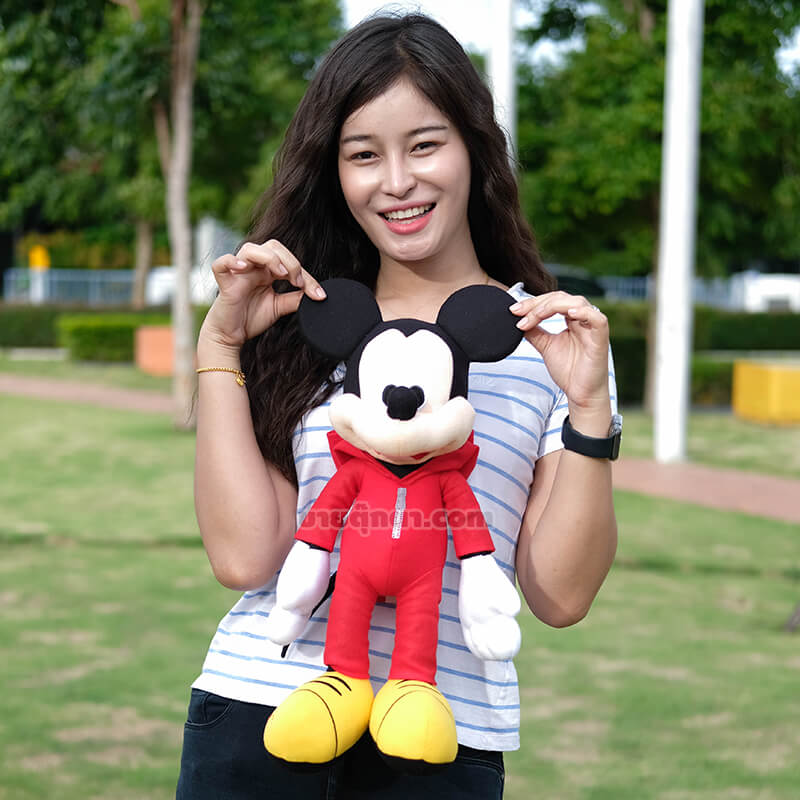 5182 Micky and Minnie Mouse - Hood Suit - micky ตุ๊กตา มิกกี้เมาส์ & มินนี่เมาส์ ชุดฮู้ด / Micky Mouse & Minnie Mouse ของค่าย ดิสนีย์ Disney