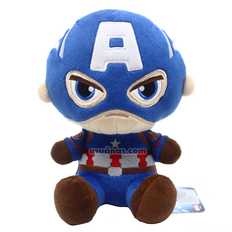 ตุ๊กตา กัปตันอเมริกา / Captain America จากเรื่องอเวนเจอร์ส Avenger Endgame ของค่าย มาร์เวล Marvel