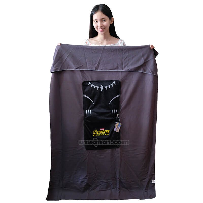 หมอนผ้าห่ม แบล็คแพนเทอร์ / Black Panther จากเรื่องอเวนเจอร์ส Avenger Endgame ของค่าย มาร์เวล Marvel