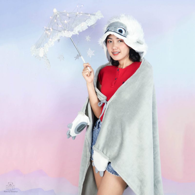 ผ้าห่มฮู้ด เอเวอเรสต์ / Everest Abominable Snowman เยติ Yeti ของค่าย ดรีมเวิกส์ DreamWorks