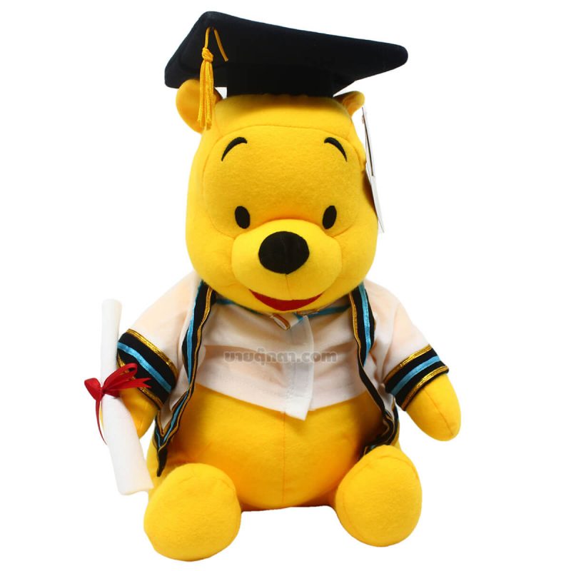ตุ๊กตา หมีพูห์ รับปริญญา / Winnie the pooh จากเรื่องวินนี่เดอะพูห์ ของค่าย ดิสนีย์ Disney