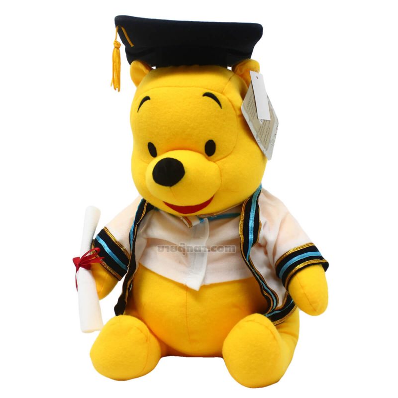 ตุ๊กตา หมีพูห์ รับปริญญา / Winnie the pooh จากเรื่องวินนี่เดอะพูห์ ของค่าย ดิสนีย์ Disney