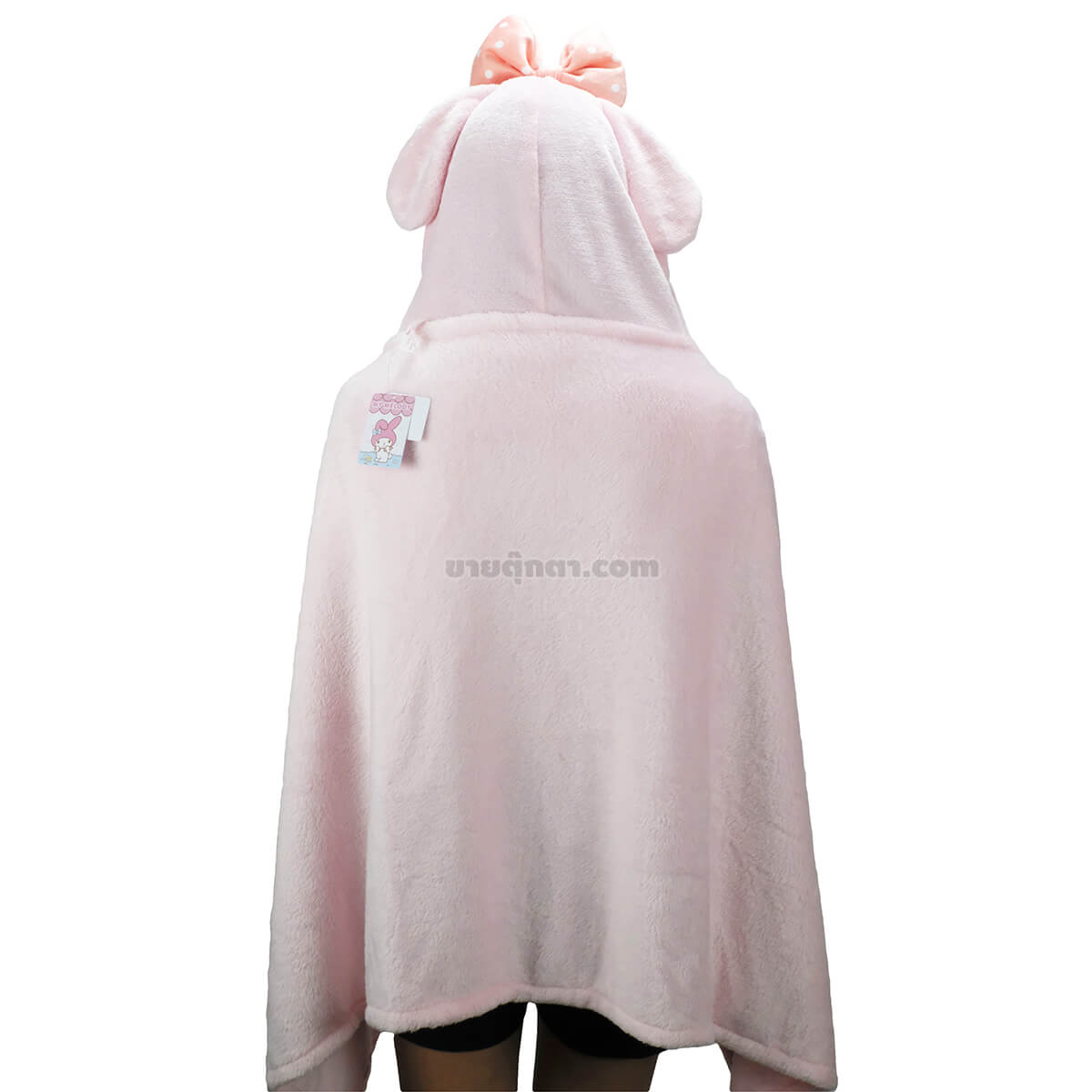 3801 My Melody Blanket with Hood - back ผ้าห่มฮู้ด มายเมโลดี้ / My Melody ของค่าย ซานริโอ้ Sanrio