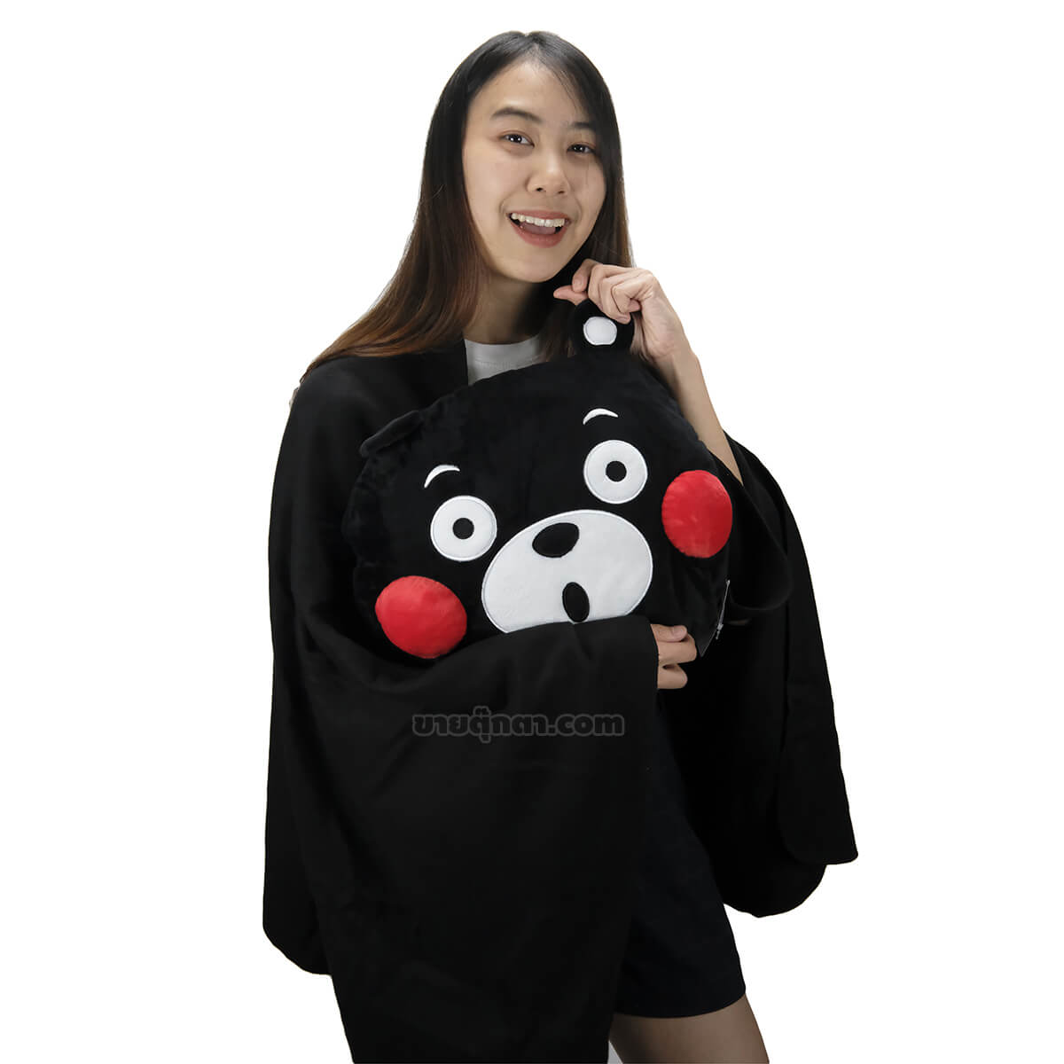 9077 Kumamon - Pillow and Blanket - right หมอนผ้าห่ม คุมะมง (Kumamon) จากมาสคอตจังหวัดคุมะโมะโตะ