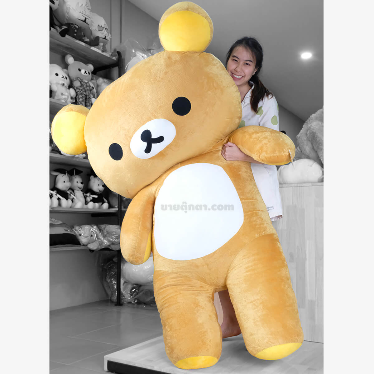 3033 Rilakkuma 180 cm - stand ตุ๊กตาริลัคคุมะ จากเรื่องริลัคคุมะ Rillakkuma คุมะ Kuma หมีขี้เกียจ