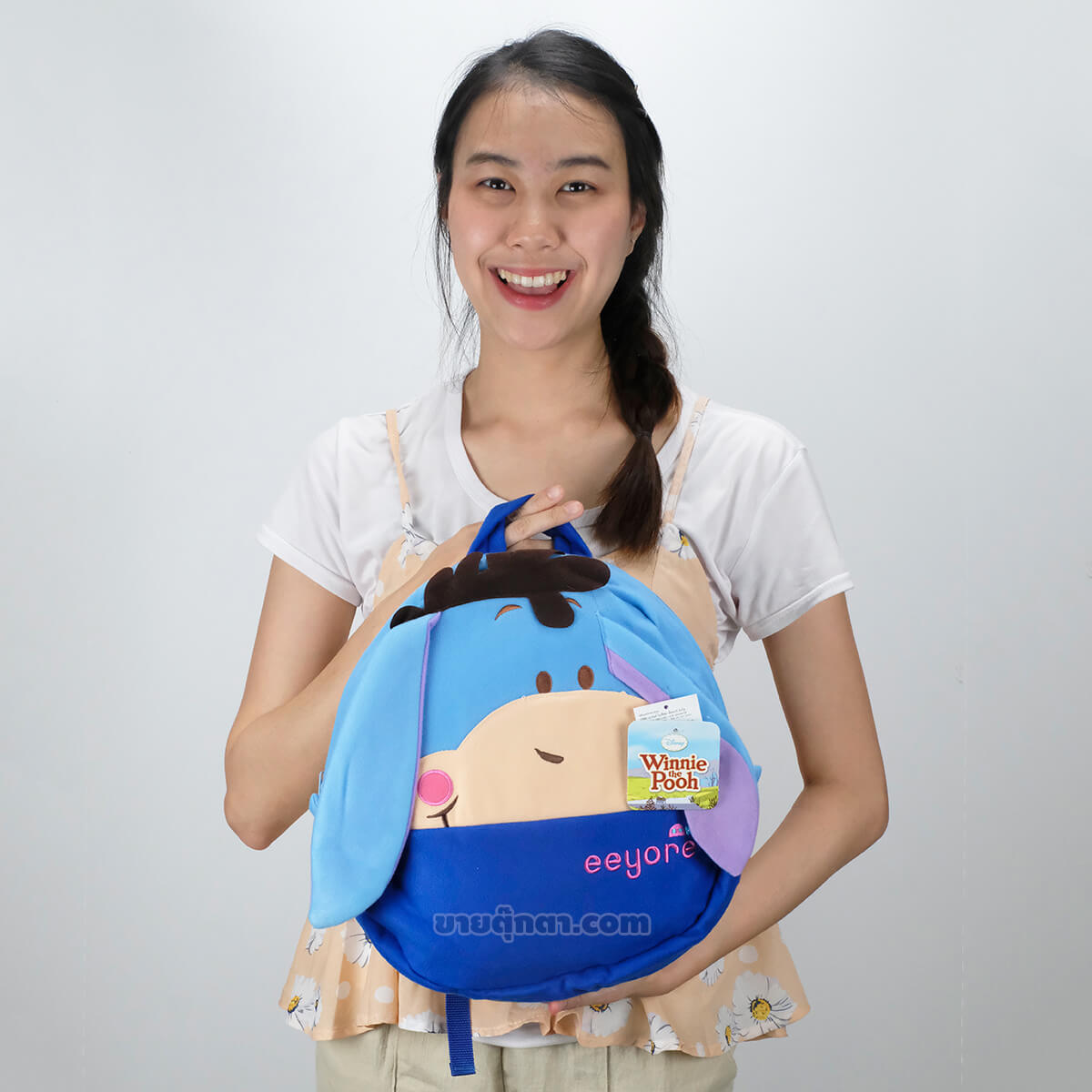 5241 Pooh Panorama Bag - Eeyore front กระเป๋าเป้ อียอร์ / Eeyore Bag จากเรื่องวินนี่เดอะพูห์ Winnie the Pooh