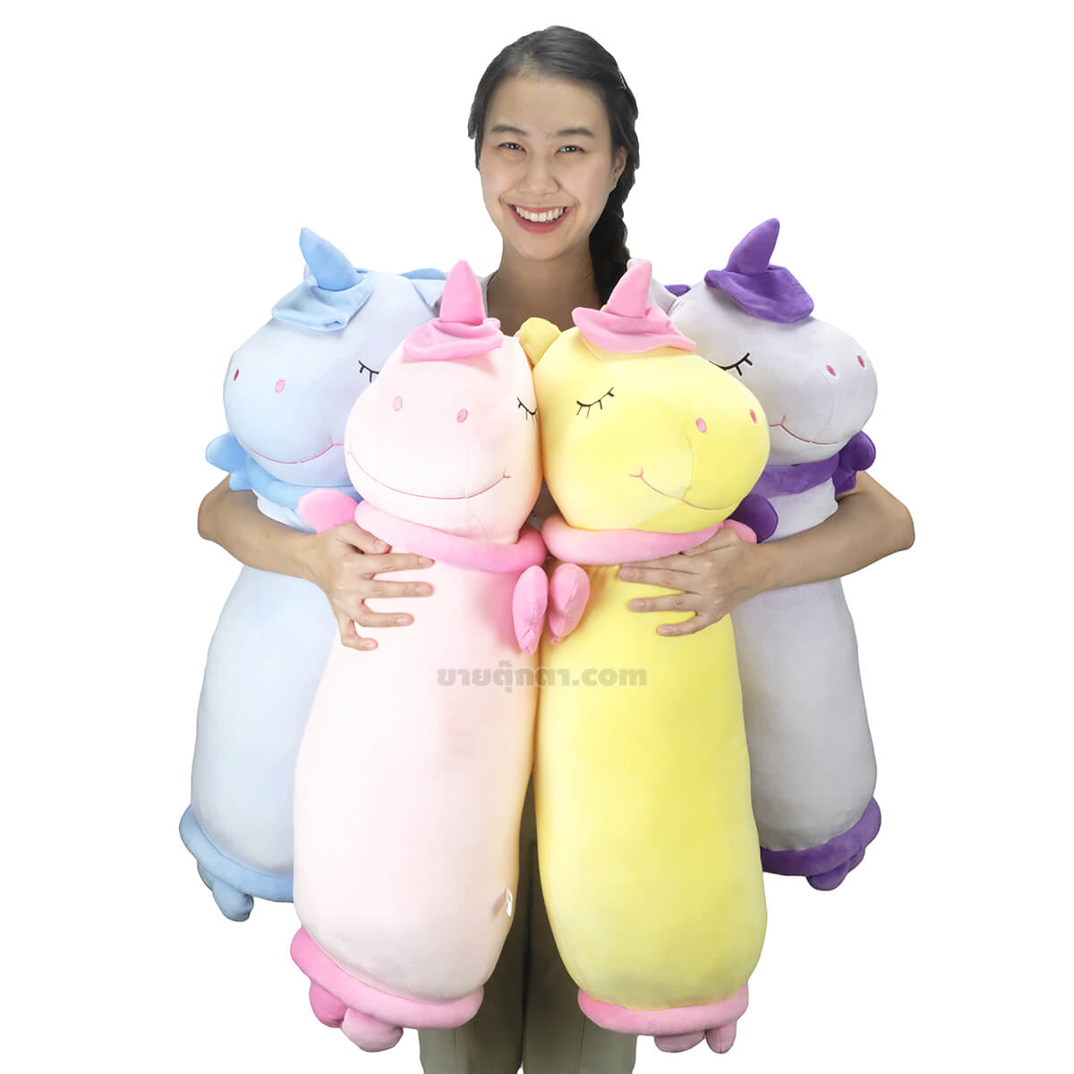 8525 Pastel Unicorn Bolster - group หมอนข้าง ยูนิคอร์น พาสเทล / Unicorn Pastel Bolster