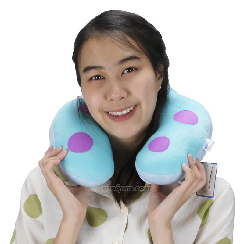 หมอนรอคอ ไมค์ & ซัลลี่ / Mike & Sulley Relax Neck Pillow ของค่าย ดิสนีย์ Disney