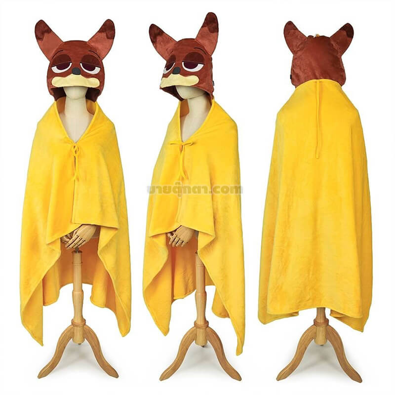 5345 Nick Wilde Blanket - blanket ผ้าห่มฮู้ด นิค ไวลด์ / Nick WIlde Blanket